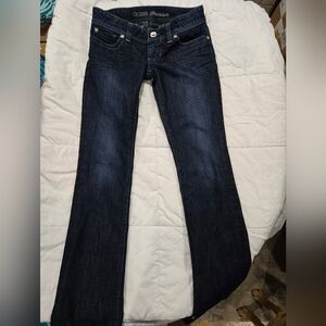 Guess Dark Blue Straight Leg Jeans